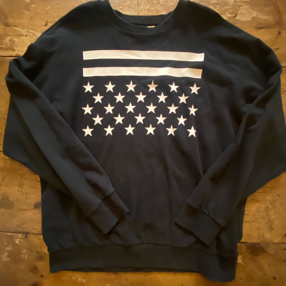Black Large Crew Neck Sweatshirt H&M